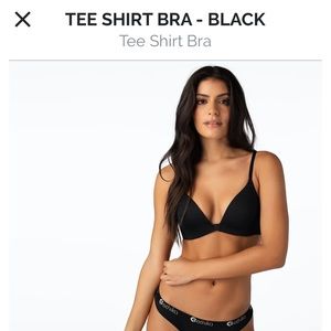 Black T-Shirt Bra - 34B